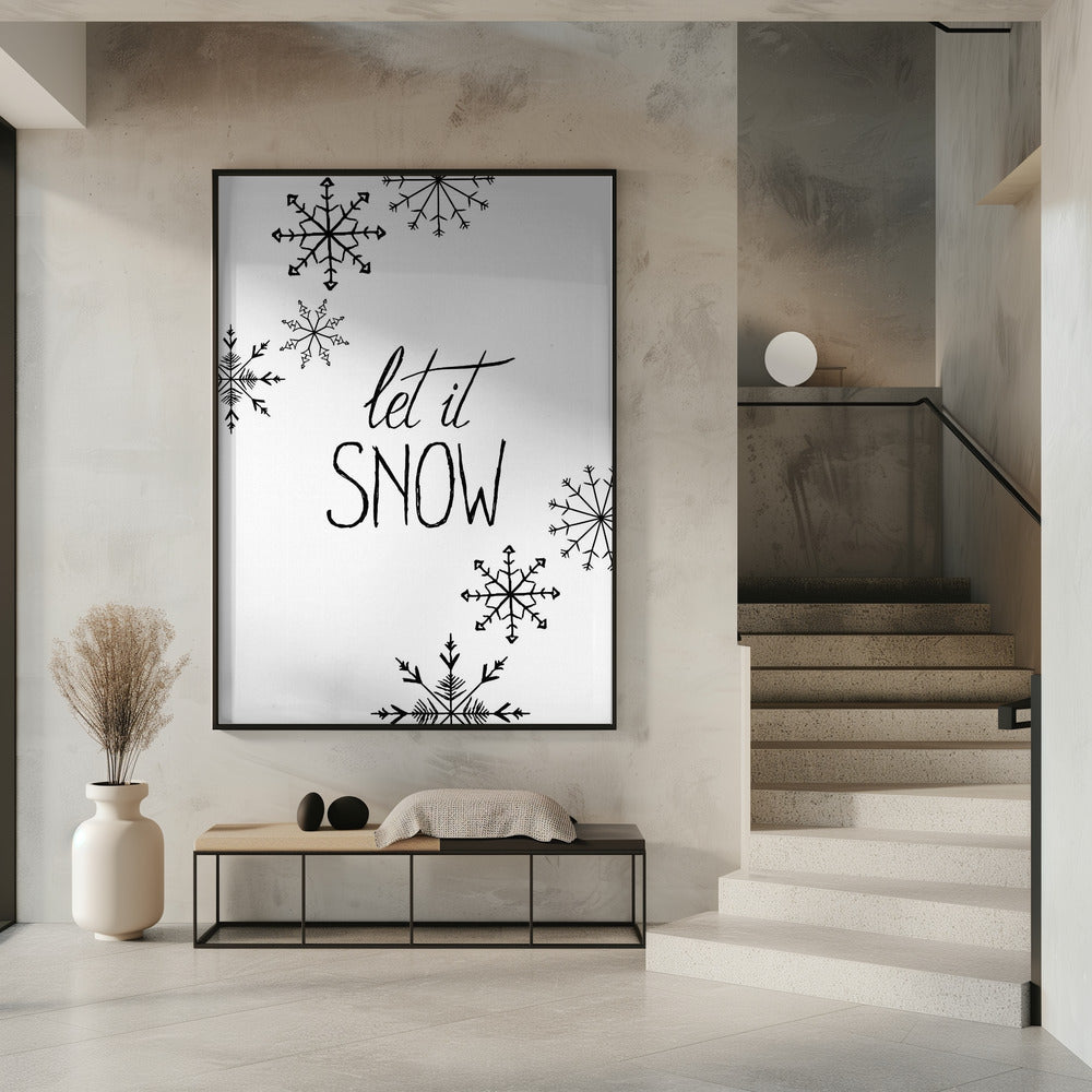 Inky let it snow Poster