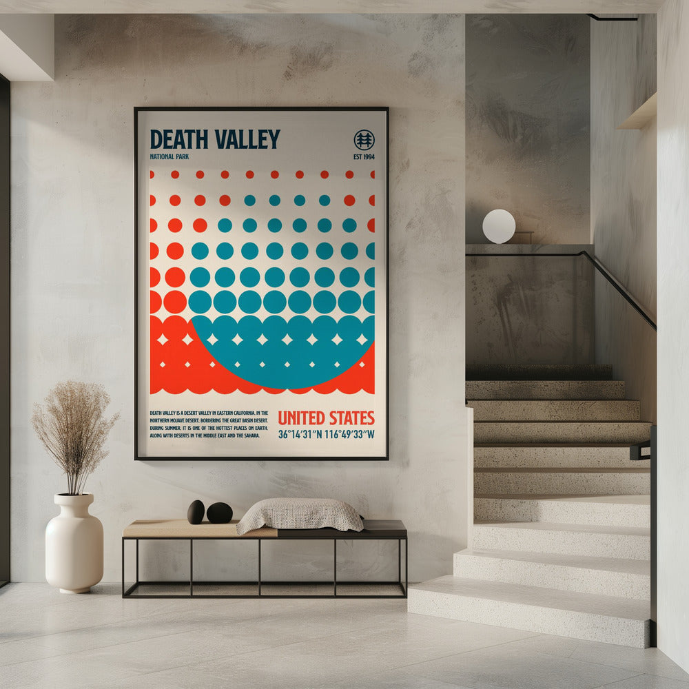 Death Valley National Park Travel Poster Poster