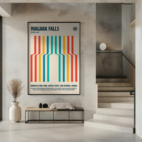 Niagara Falls National Park Travel Poster Poster