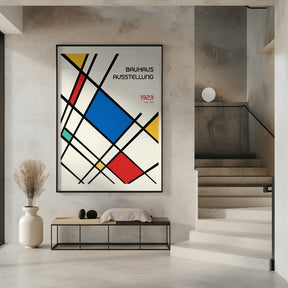 Bauhaus Geometric Design Retro Poster