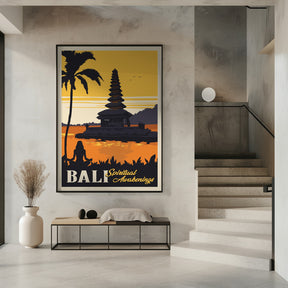 Bali Travel Print Poster