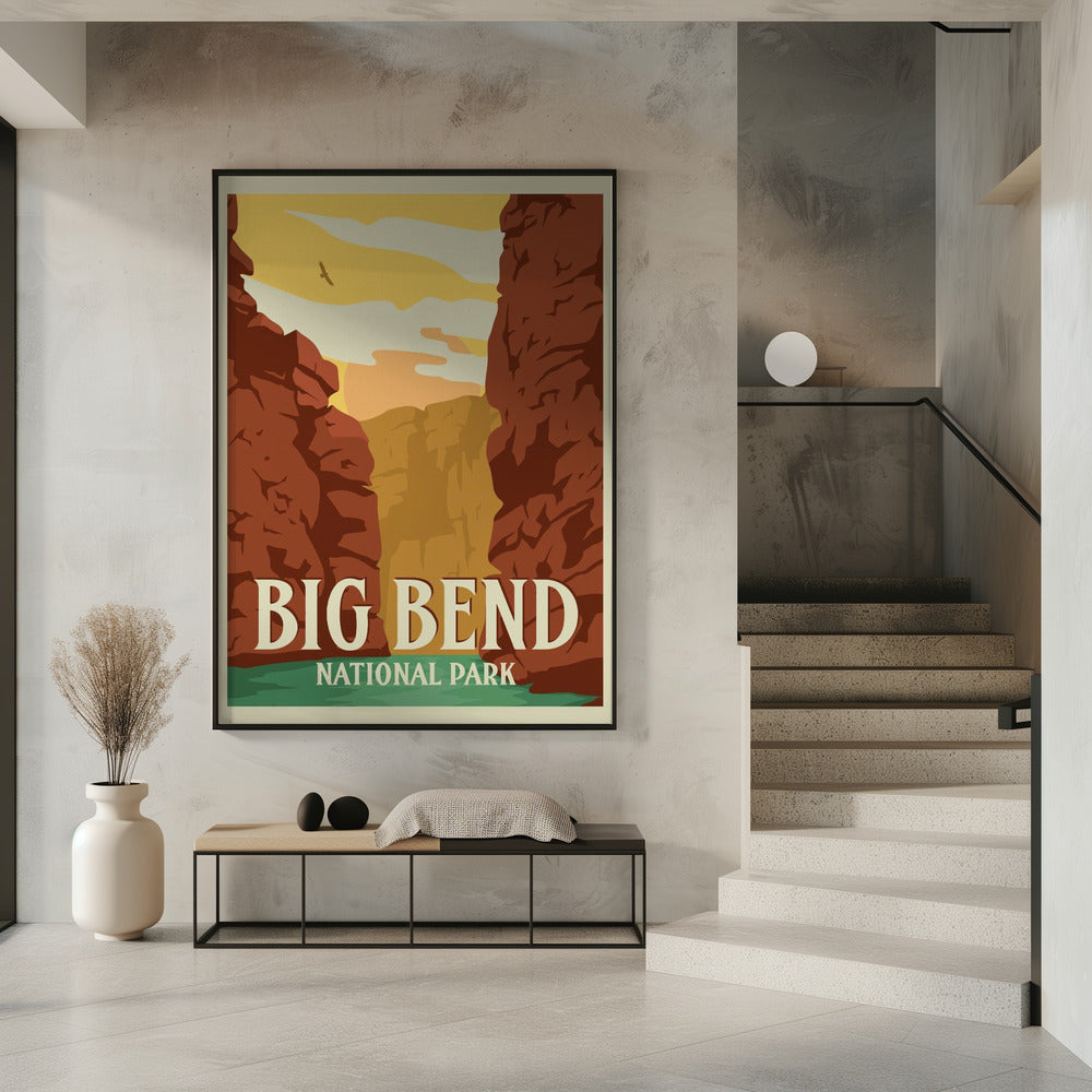 Big Bend National Park Travel Print Poster