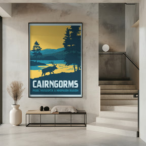 Cairngorms National Park Travel Print Poster