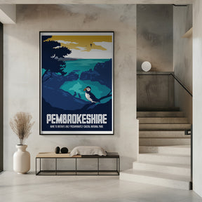 Pembrokeshire Travel Print Poster