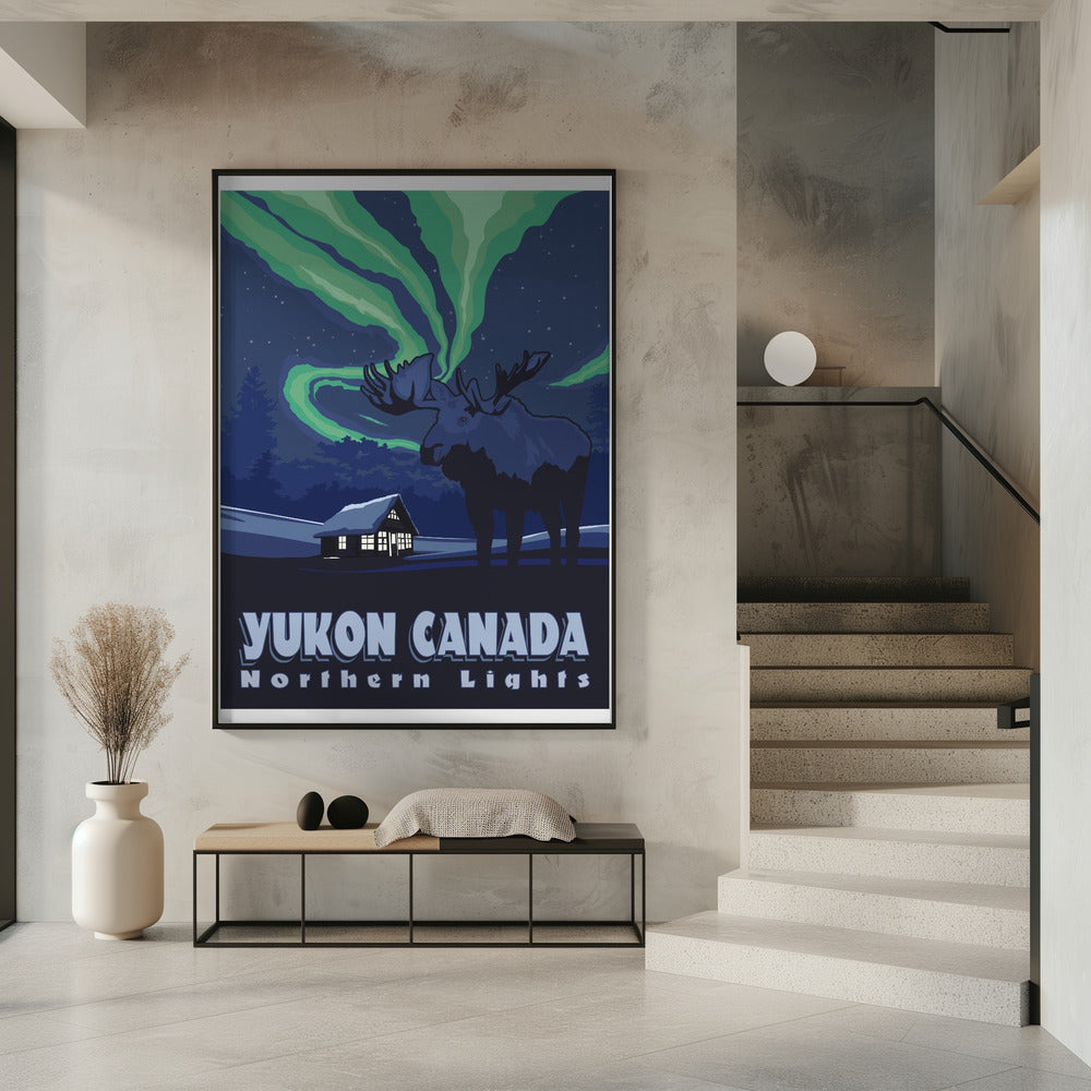 Yukon Canada Travel Print Poster