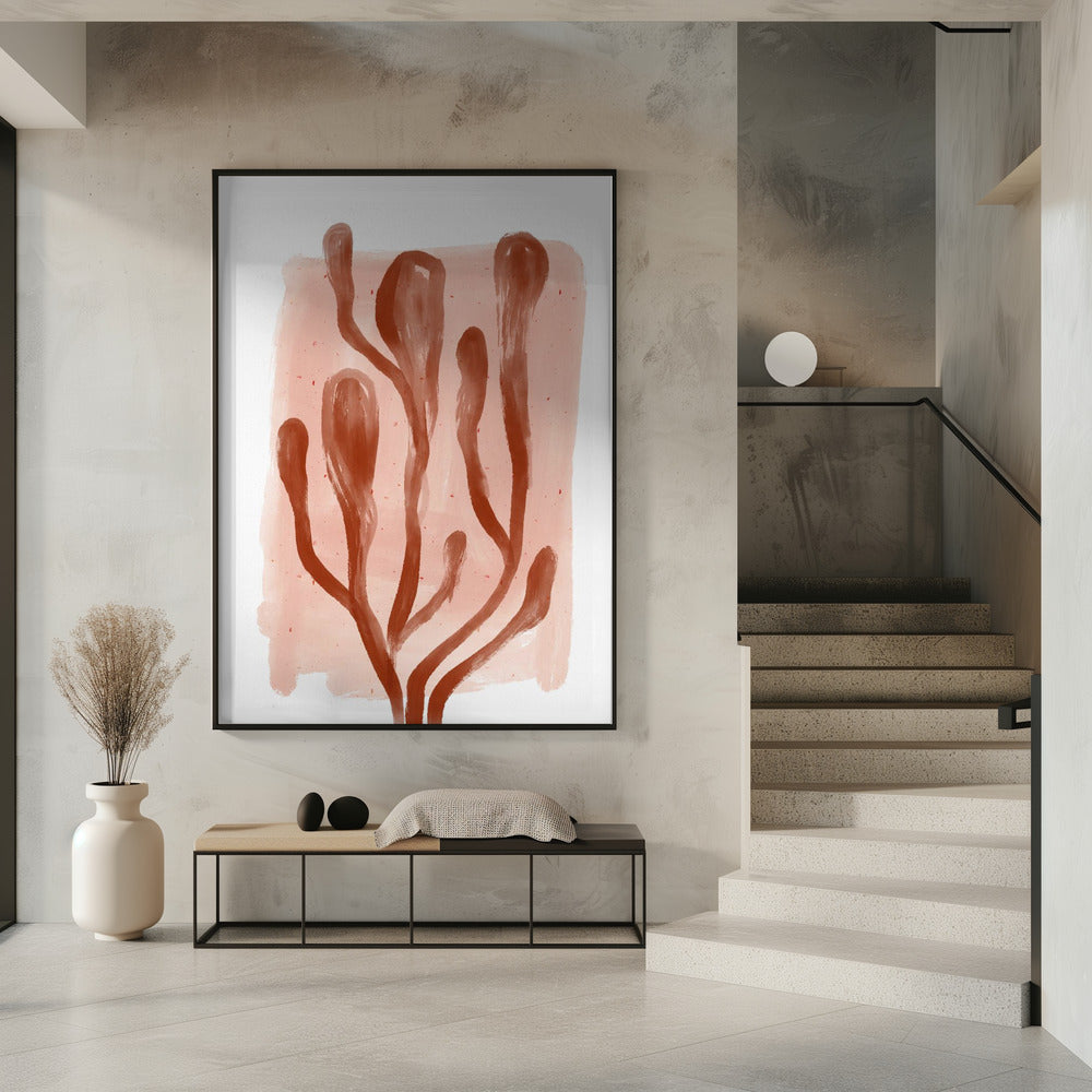 Brown Corals Poster