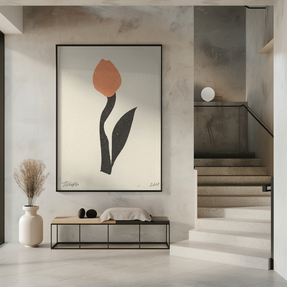 Modern Flower 01 Poster