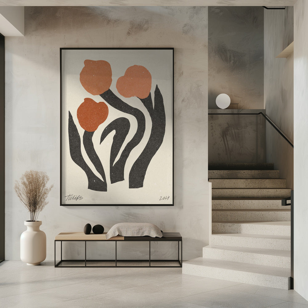 Modern Flower 02 Poster