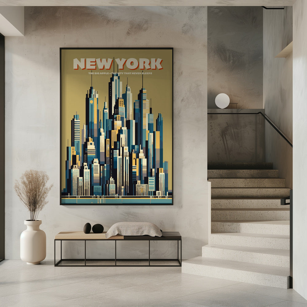 New York Skyline Poster