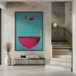 Wine Dive Poster