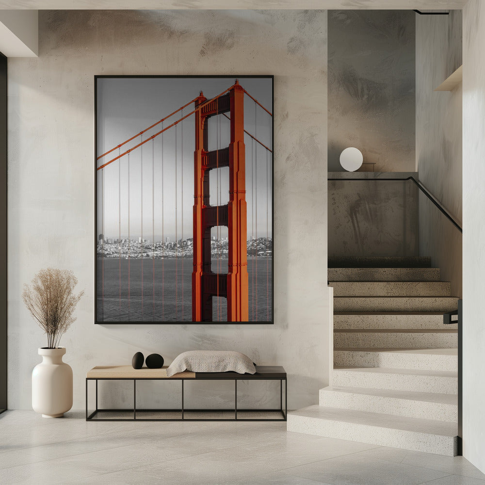 Golden Gate Bridge in Detail Poster