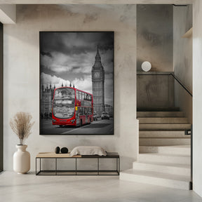 LONDON Streetscene Poster