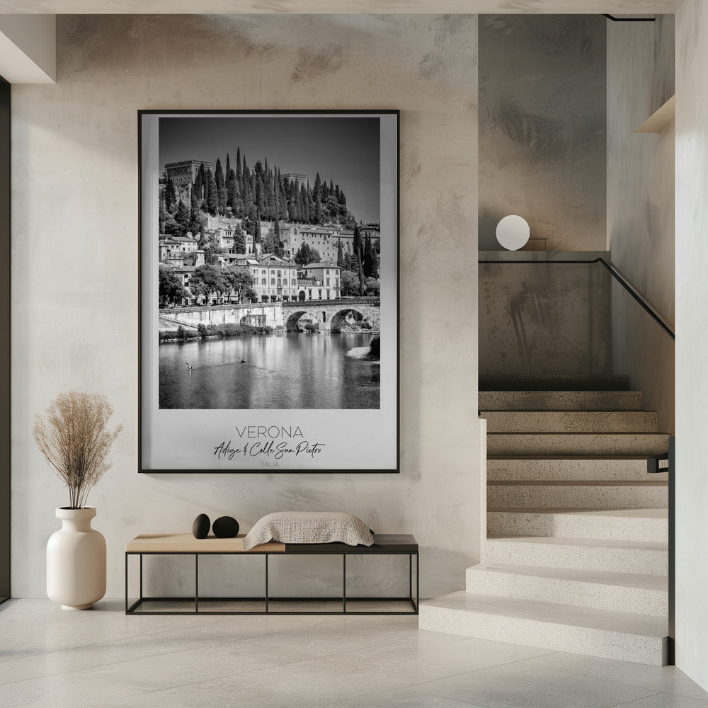 In focus: VERONA Adige and San Pietro Hill Poster