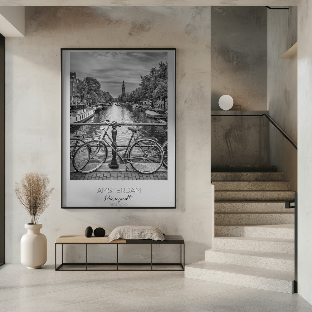 In focus: AMSTERDAM Prinsengracht Poster