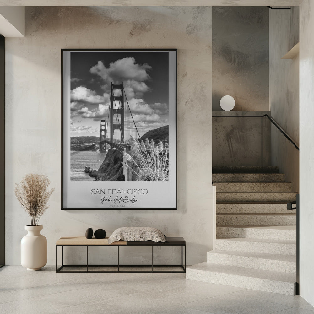 In focus: SAN FRANCISCO Golden Gate Bridge Poster