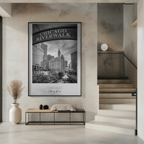 In focus: CHICAGO Riverwalk Poster