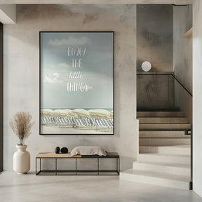 Enjoy the little things | Beachscape Poster