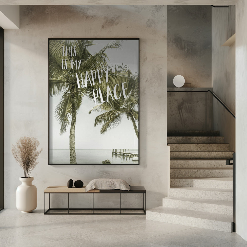 This is my happy place | Oceanview Poster