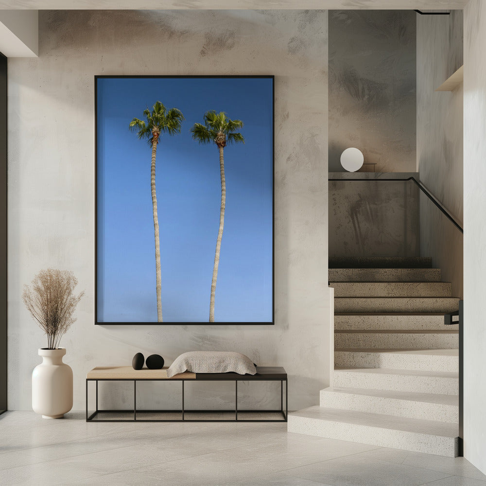 Idyllic Palm trees Poster