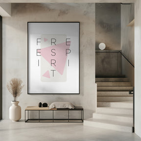 Free spirit - pink Poster