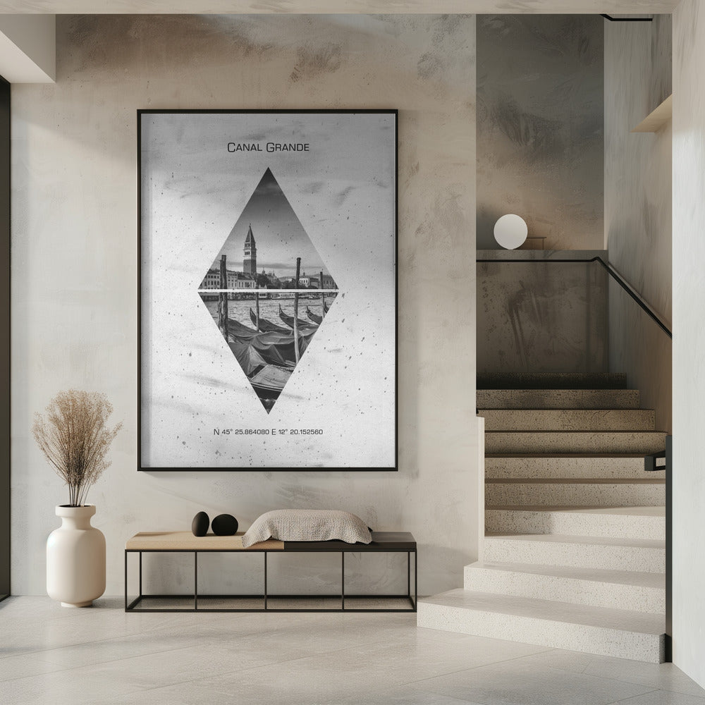 Coordinates VENICE Grand Canal Poster