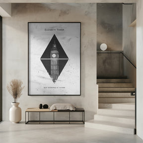 Coordinates LONDON Elizabeth Tower Poster