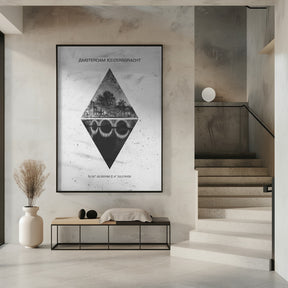 Coordinates AMSTERDAM Keizersgracht Poster