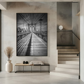 NEW YORK CITY Brooklyn Bridge Poster