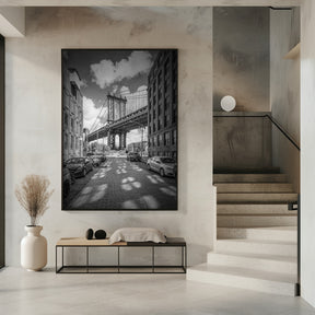 NEW YORK CITY Manhattan Bridge Poster