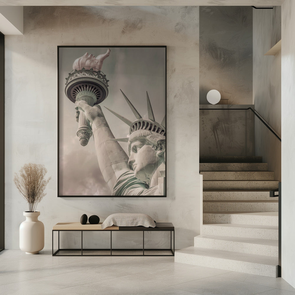 NEW YORK CITY Statue of Liberty | urban vintage style Poster