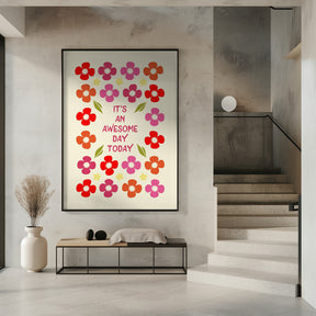 Awesome flowers Poster