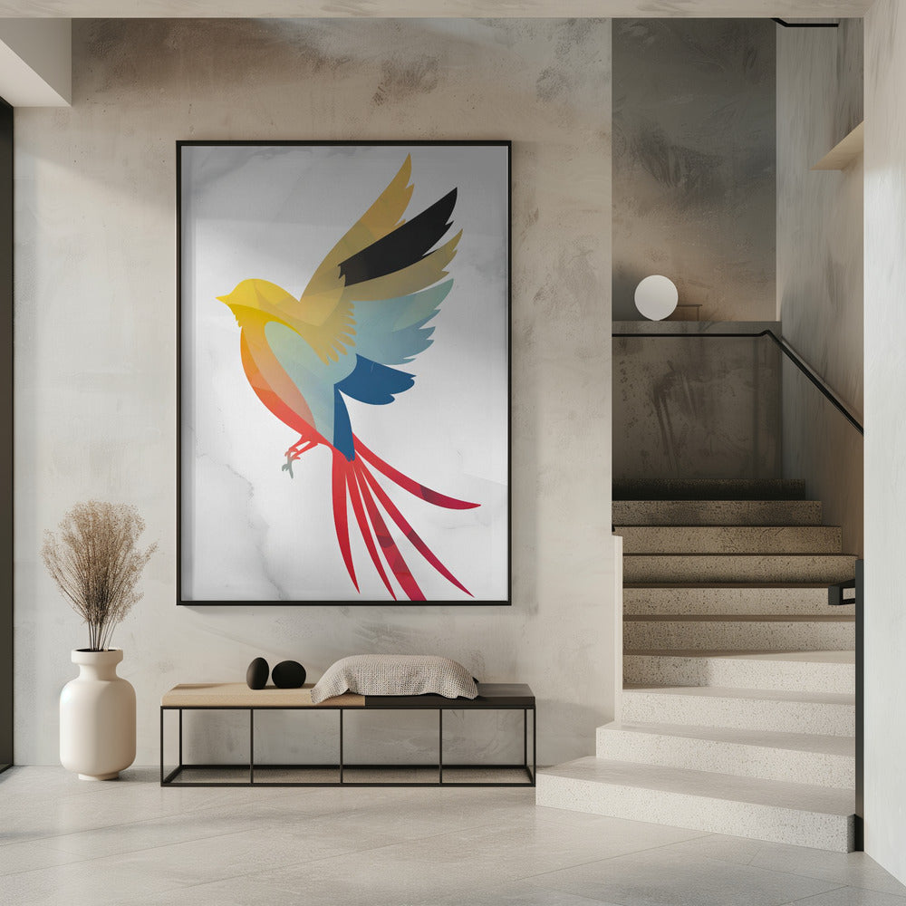 Colorful Bird Poster