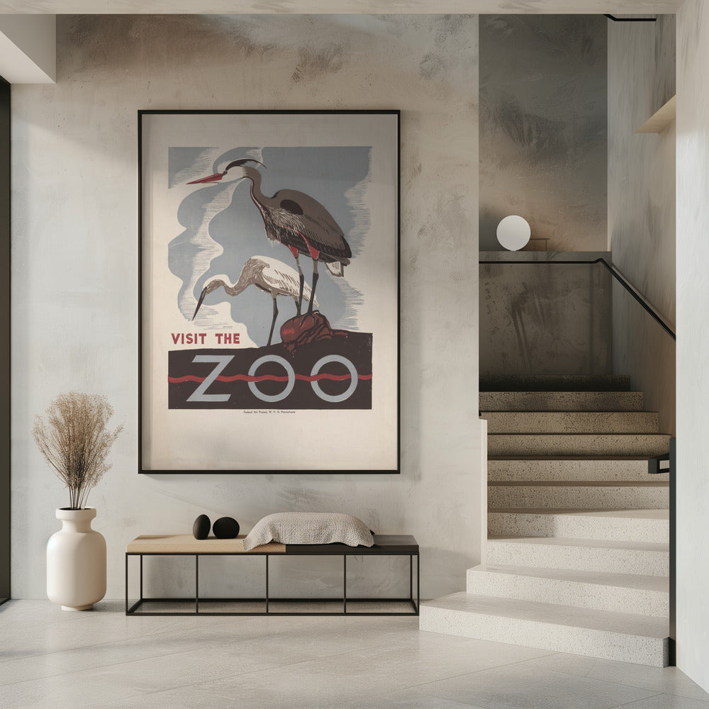 Visit the Zoo Poster