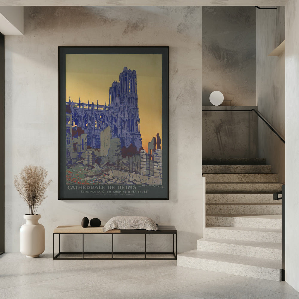 Cathédrale de Reims Poster