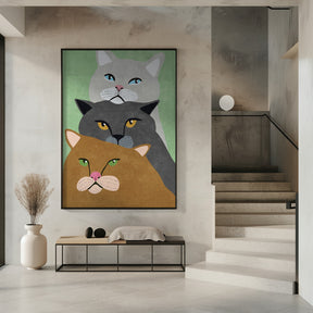 Cat Trio Poster