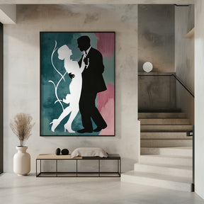 Elegant Couple Dancing Poster