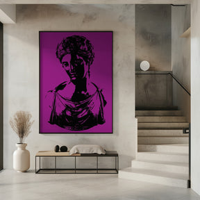 Bust of Ariadne Poster