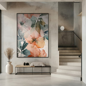 Watercolor Floral No. 3 Poster