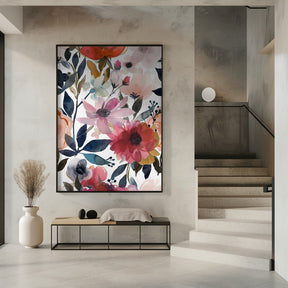 Watercolor Floral No. 5 Poster