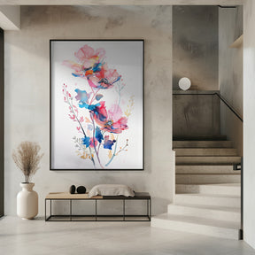 Watercolor Floral No. 8 Poster