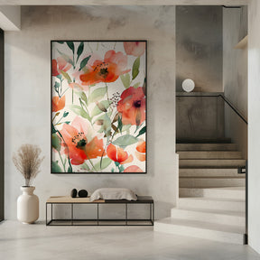 Watercolor Floral No. 10 Poster