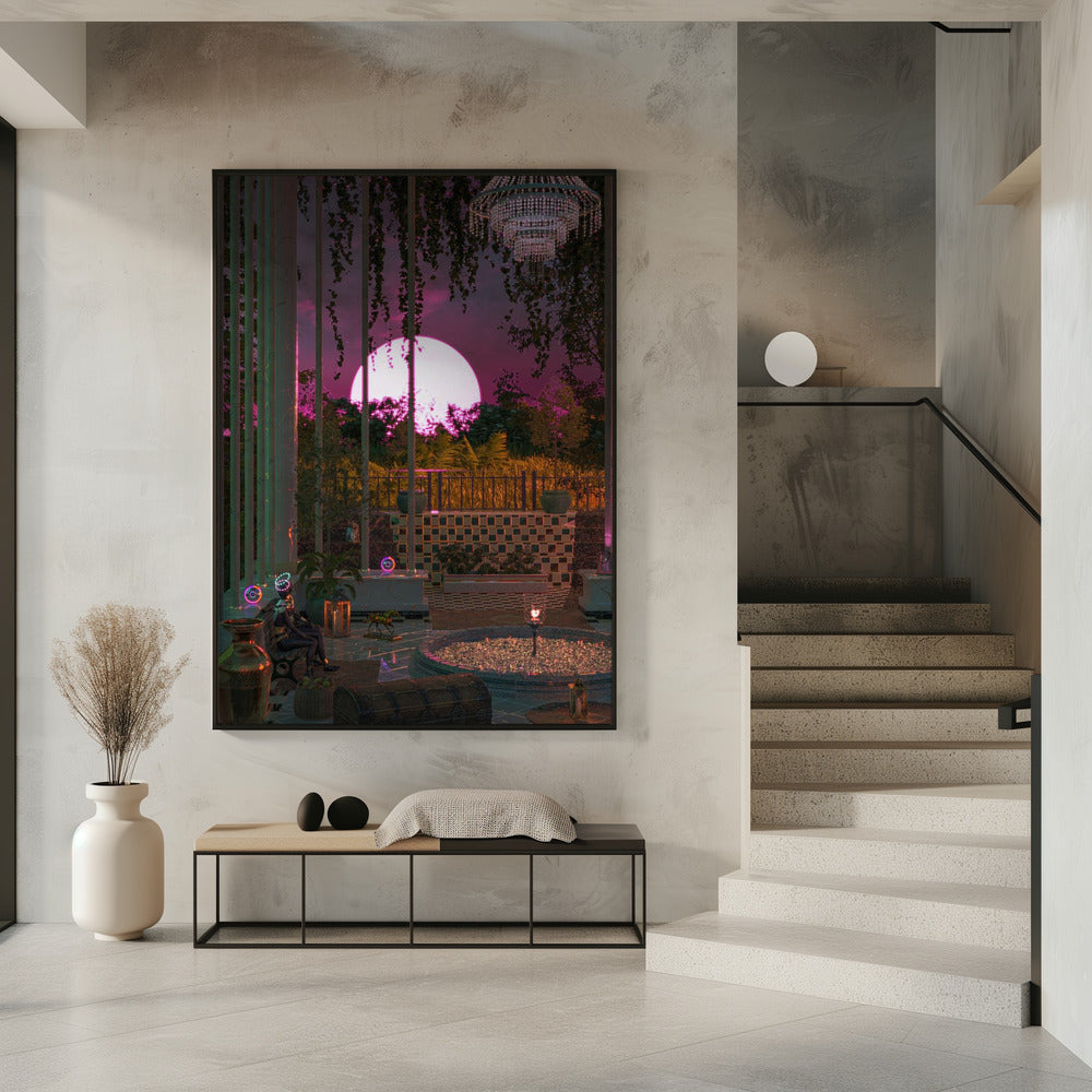 Purple Moon Palace Poster