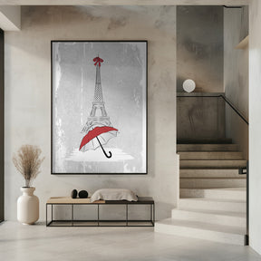 Rain In Paris Poster