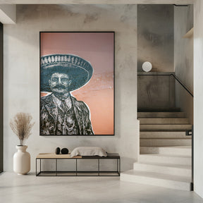 Mexican wall art in Oaxaca Poster