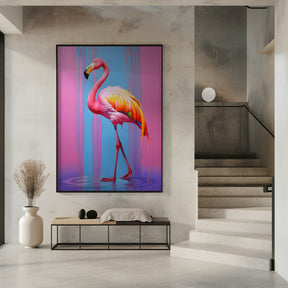 Flamingo Pop Art Poster