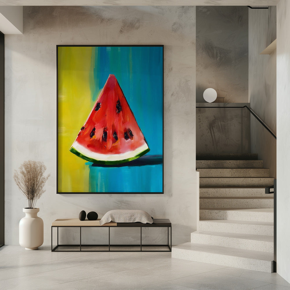 Watermelon Slice Poster