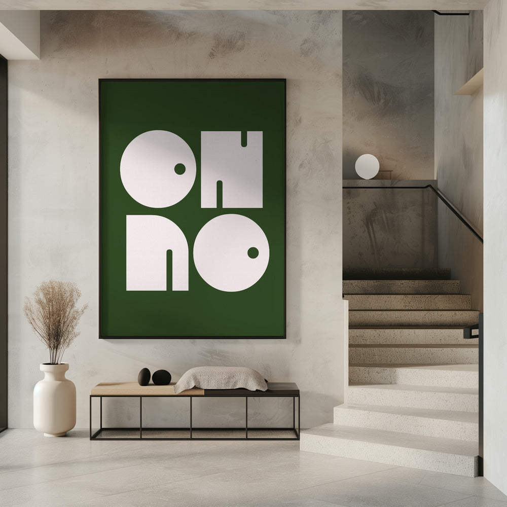 Oh No Green.psdratio 3x4 Print By Bohonewart Poster