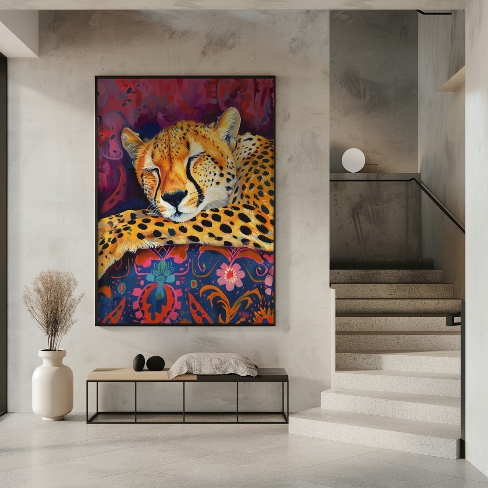 Resting Cheetah Poster