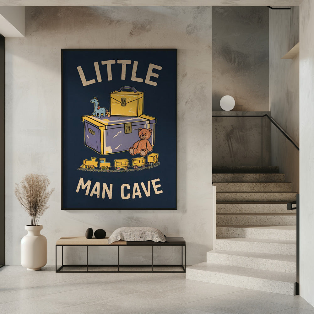 Little Man Cave Poster