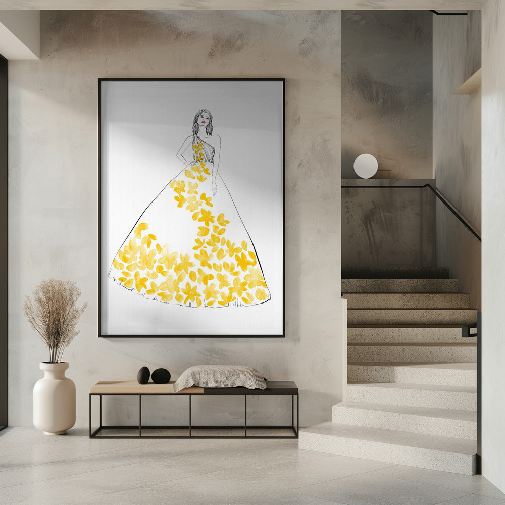 Oleta fashion illustration Poster